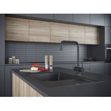 Смеситель для кухни Paulmark Wetter We213030-401 Антрацит