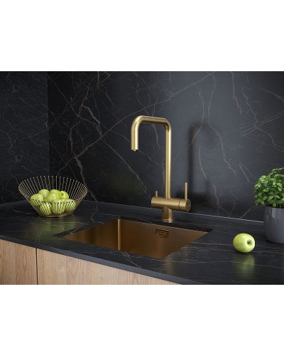 Смеситель для кухни Paulmark Wetter We213030-BG Брашированное золото