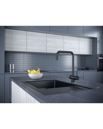 Смеситель для кухни Paulmark Wetter We213030-418 Черный металлик