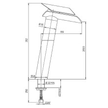 Смеситель для кухни Paini Morgana 73PW579VRKM Никель PVD