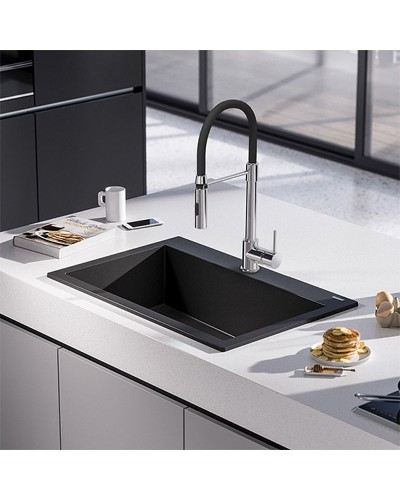 Смеситель для кухни Paini Cox 78CR557YOSPEKM Хром Черный