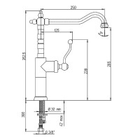 Смеситель для кухни Paini Duomo 88CR572LLKM Хром