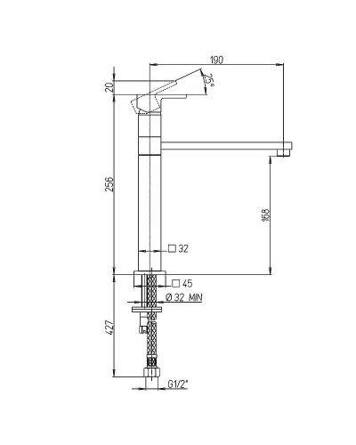 Смеситель для кухни Paini Dax-R 84CR579RSKM Хром
