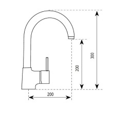 Смеситель для кухни Paini Cox Edimburgo 78CR572DFIXEPR2KM Хром