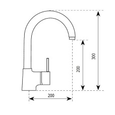 Смеситель для кухни Paini Cox Edimburgo 78CR572DFIXEPR2KM Хром