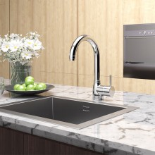 Смеситель для кухни Paini Cox Edimburgo 78CR572DFIXEPR2KM Хром