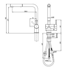 Смеситель для кухни Paini Cucina HDCR566KM Хром