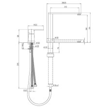 Смеситель для кухни Paini Arena 92CR569/5822FKM Хром