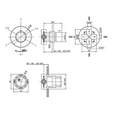 Переключатель потоков Paini Cox 78PZ471 Черный матовый