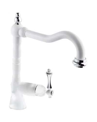 Смеситель для раковины Cezares MARGOT-LSM2-BIO Белый матовый