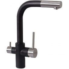 Смеситель для кухни Florentina Кристалл 333.32H.2123.302 Антрацит