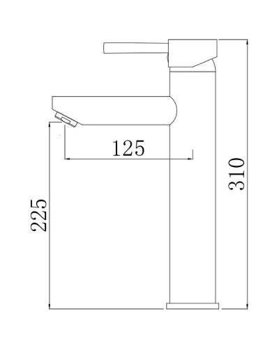 Смеситель для раковины Comforty FC018B-CMT 00004149948 Черный
