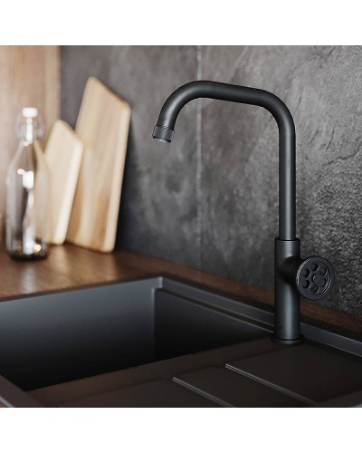 Смеситель для кухни Iddis Grange GRABL00i05 Черный матовый