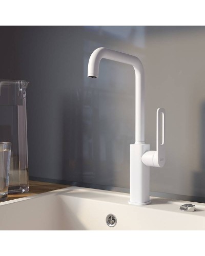 Смеситель для кухни Iddis Slide SLIWT00i05 Белый матовый