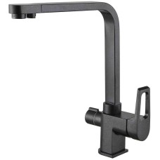 Смеситель для кухни ZorG Sanitary ZR334YF Черный металлик