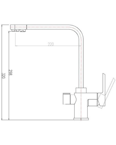 Смеситель для кухни ZorG Sanitary ZR334YF Черный металлик