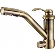 Смеситель для кухни ZorG Sanitary ZR400KF-47-BR Бронза