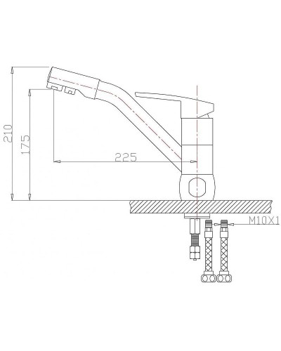 Смеситель для кухни ZorG Sanitary ZR400KF-47-BR Бронза