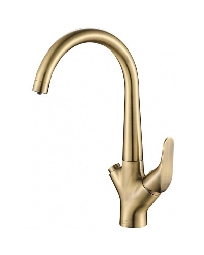 Смеситель для кухни ZorG Steel Hammer SH815BRONZE Бронза