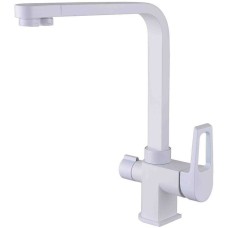 Смеситель для кухни ZorG Sanitary ZR334YF-WHITE Белый