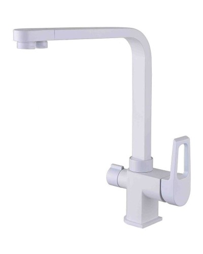 Смеситель для кухни ZorG Sanitary ZR334YF-WHITE Белый