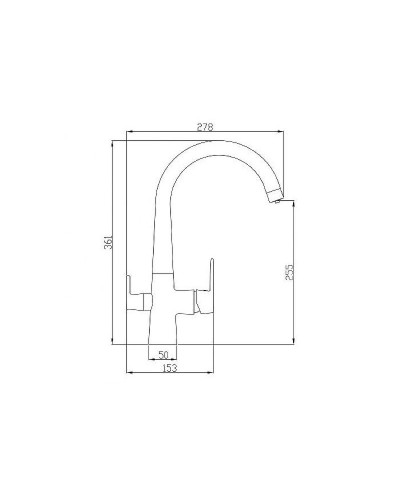 Смеситель для кухни ZorG Steel Hammer SH819BLACKBR Черный