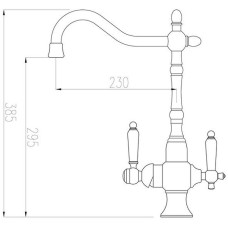 Смеситель для кухни ZorG Sanitary ZR336YF-50SATIN Сатин