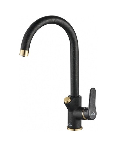 Смеситель для кухни ZorG Steel Hammer SH901BLACKBR Черный