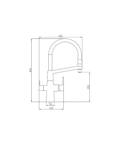 Смеситель для кухни ZorG Steel Hammer SH818-6BRONZE Бронза Черный