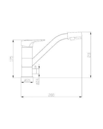 Смеситель для кухни ZorG Steel Hammer SH321BRONZE Бронза