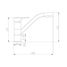 Смеситель для кухни ZorG Steel Hammer SH321BLACKBR Черный