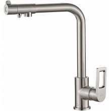 Смеситель для кухни ZorG Steel Hammer SH572SATIN Сатин