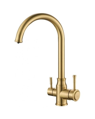 Смеситель для кухни ZorG Steel Hammer SH763INOXBRONZEPVD Бронза