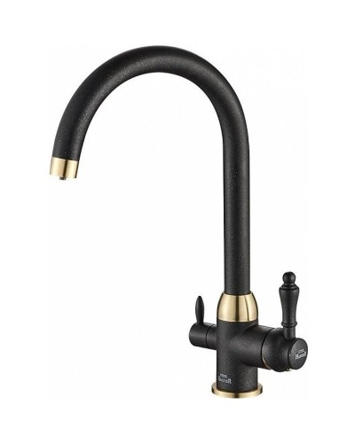 Смеситель для кухни ZorG Steel Hammer SH723BLACKBR Черный