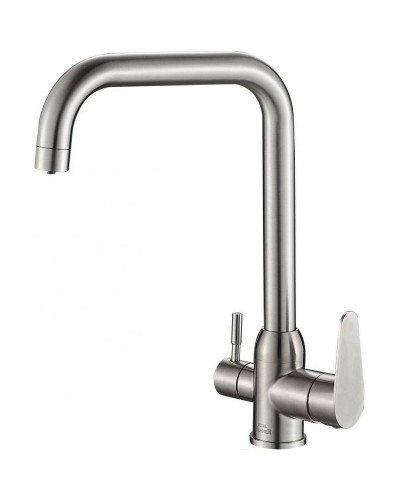 Смеситель для кухни ZorG Steel Hammer SH725INOX Сталь