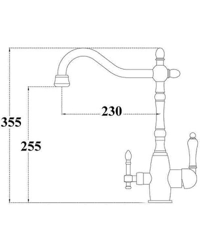 Смеситель для кухни ZorG Sanitary ZR312YF-33-SATIN Сатин