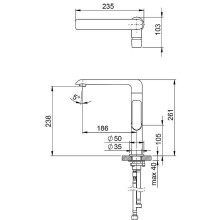Смеситель для кухни Ravak Flat FL 016.00 X070125 Хром