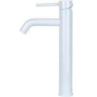 Смеситель для раковины Bronze de Luxe Scandi 1452W Белый глянцевый