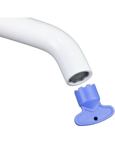 Смеситель для раковины Bronze de Luxe Scandi 1452W Белый глянцевый