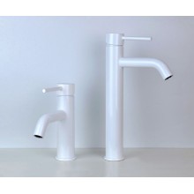 Смеситель для раковины Bronze de Luxe Scandi 1452W Белый глянцевый