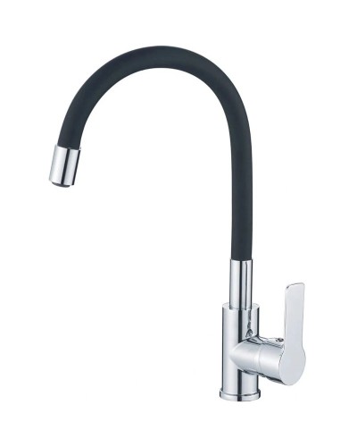 Смеситель для кухни Haiba HB70112-7 Хром Черный