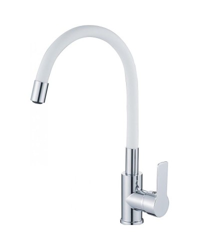 Смеситель для кухни Haiba HB70112-8 Хром Белый