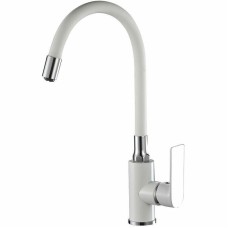 Смеситель для кухни Haiba HB73505-8 Белый Хром