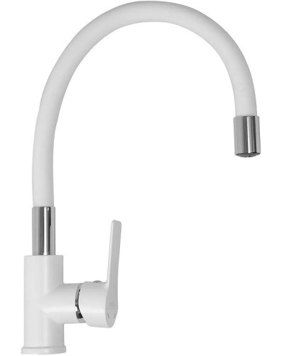 Смеситель для кухни Haiba HB70113-8 Белый Хром