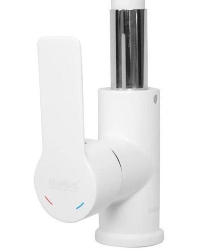 Смеситель для кухни Haiba HB70113-8 Белый Хром