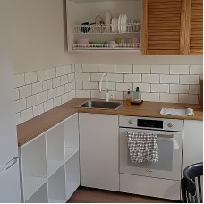 Смеситель для кухни Haiba HB70113-8 Белый Хром