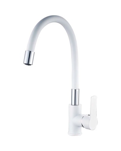 Смеситель для кухни Haiba HB70113-8 Белый Хром