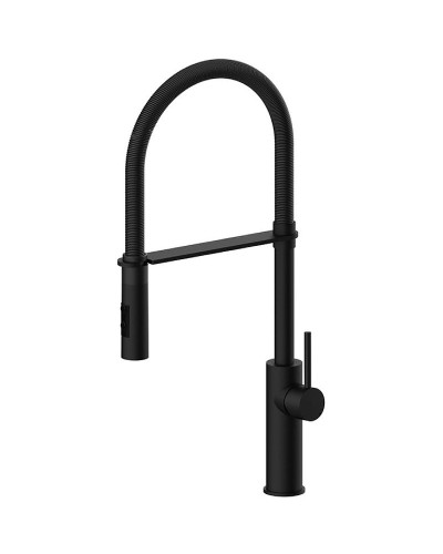 Смеситель для кухни Paffoni Light LIG179NONO Черный матовый