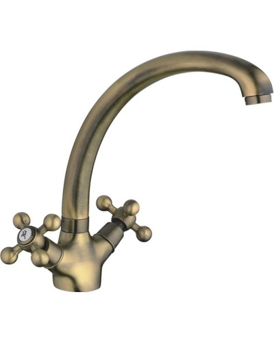 Смеситель для кухни Haiba HB4219-4 Бронза