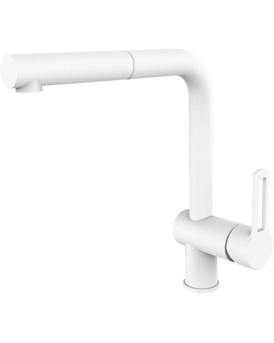 Смеситель для кухни Paffoni Ringo RIN295BO Белый матовый